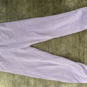 TNA Cozy Fleece Pants in Soft Purple